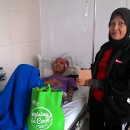 sinergi pelayanan masyarakat, dhuafa, bu oneng, bantuan kesehatan