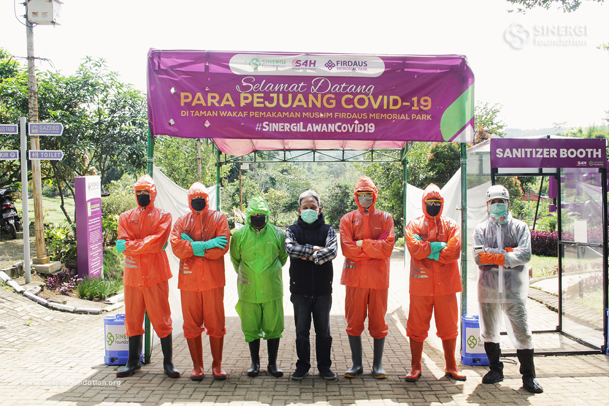 firdaus memorial park, fmp, simulasi, pemakaman jenazah covid-19