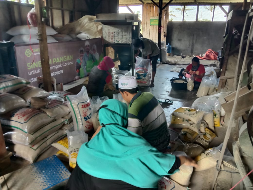 sinergi pangan, petani, subang, compreng, beras