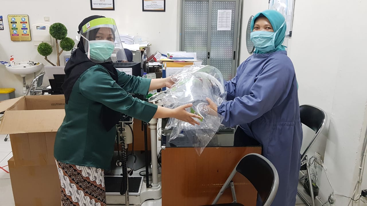 face shield, covid-19, tenaga medis, pejuang medis