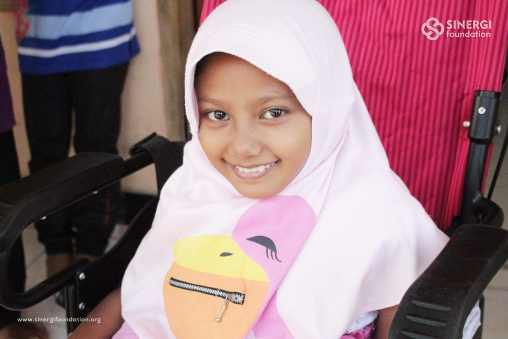 kursi roda, sinergi pelayanan masyarakat, humaira