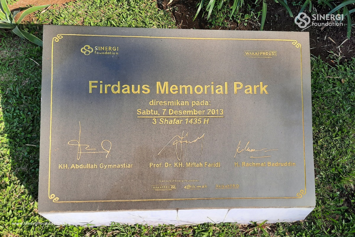 firdaus memorial park, fmp, wakaf