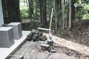 sumur wakaf di kawasan pemakaman firdaus memorial park cikalong wetan kab bandung barat, wakaf, wakaf sumur, firdaus memorial park