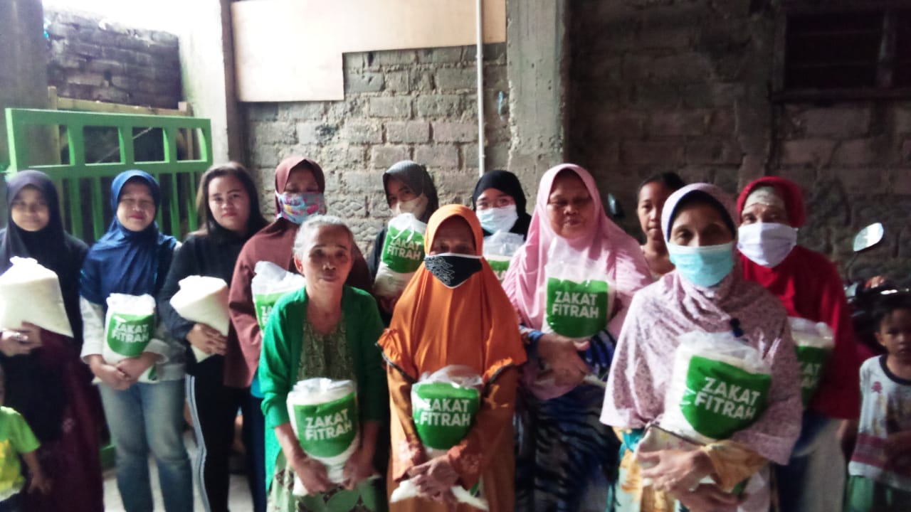 beras, zakat fitrah, zakat, mustahik