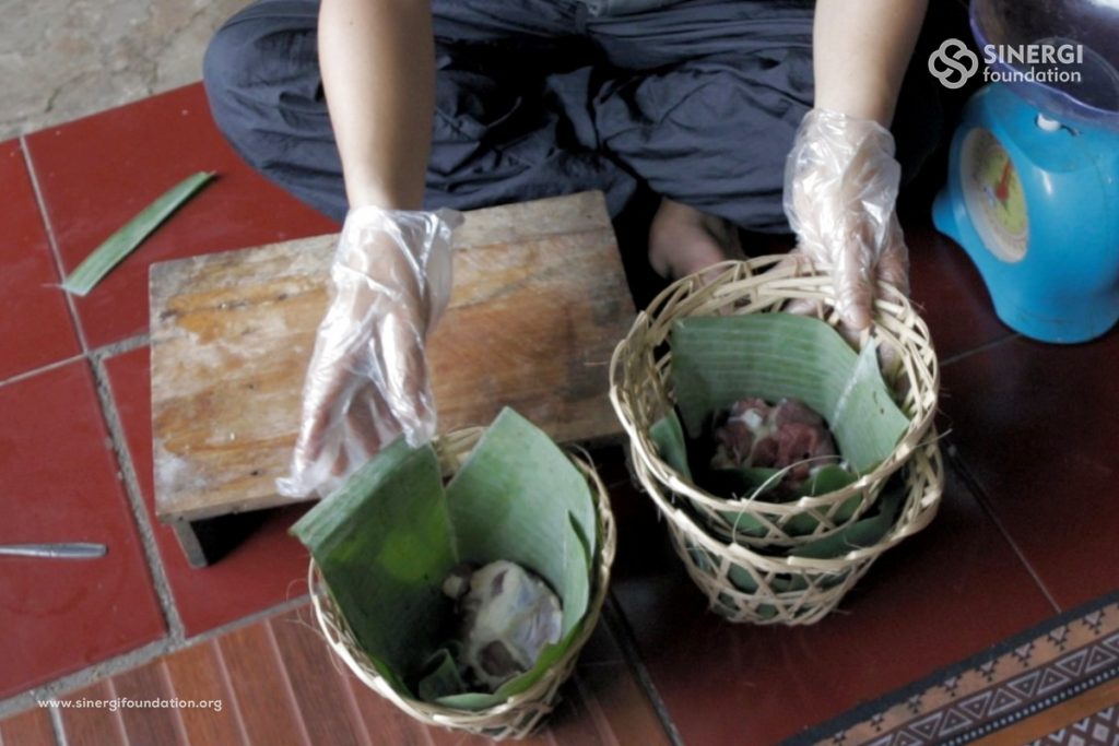 wadah, green kurban, plastik, minim plastik