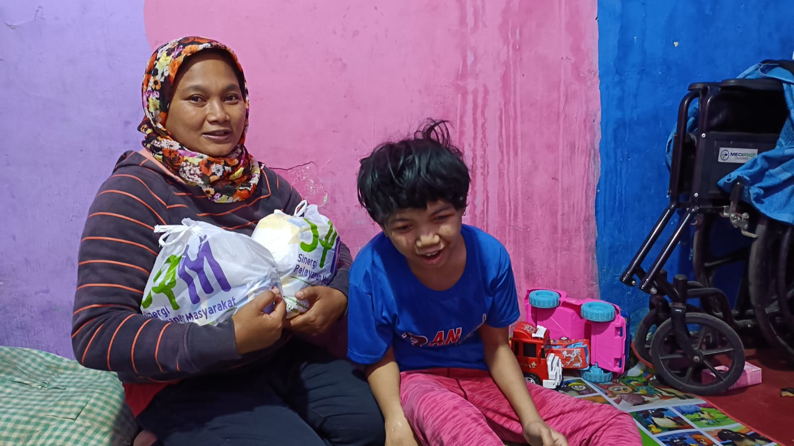 dhuafa, sinergi pelayanan masyarakat, zakat, celebral palsy