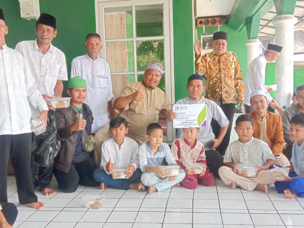 sedekah, sedekah makan siang, sms