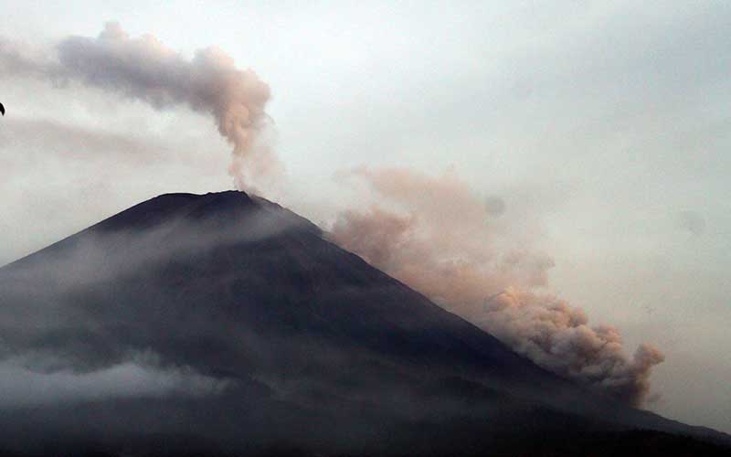 semeru, erupsi, lumajang