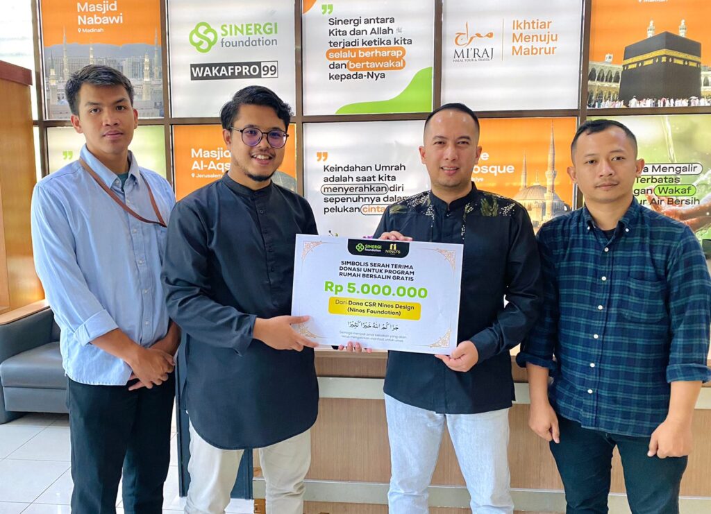 Ninos Design Suntik Sinergi Foundation dengan Dana CSR untuk Program Rumah Bersalin Cuma-cuma
